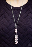 Paparazzi "BALLROOM For Rent" Pink Necklace & Earring Set Paparazzi Jewelry