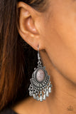 Paparazzi "Onward and Westward" Silver Earrings Paparazzi Jewelry