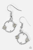 Paparazzi "Double The Bubble" Silver Earrings Paparazzi Jewelry