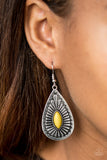 Paparazzi "Wild Wilderness" Yellow Earrings Paparazzi Jewelry