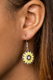 Paparazzi "Lily Luau" Yellow Earrings Paparazzi Jewelry