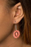 Paparazzi "Spring Tea Parties" Orange Earrings Paparazzi Jewelry