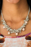 Paparazzi "A Pop Of Posh" FASHION FIX Brown Necklace & Earring Set Paparazzi Jewelry