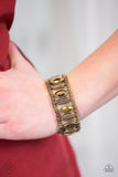 Paparazzi "Amazon Royalty" FASHION FIX Brass Bracelet Paparazzi Jewelry