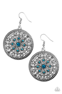 Paparazzi "Catch A Chill" Blue Earrings Paparazzi Jewelry