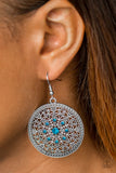 Paparazzi "Catch A Chill" Blue Earrings Paparazzi Jewelry