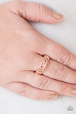 Paparazzi "HEART Me Out!" Rose Gold Ring Paparazzi Jewelry
