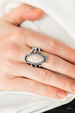 Paparazzi VINTAGE VAULT "Stone Arches" White Ring Paparazzi Jewelry