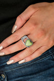 Paparazzi "Rule With Your Heart" Green Ring Paparazzi Jewelry