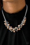 Paparazzi "Boulevard Beauty" Brown Necklace & Earring Set Paparazzi Jewelry