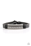 Paparazzi "Ruins Raider" Black Urban Bracelet Paparazzi Jewelry