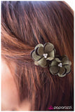 Paparazzi "Double Duty" Green Hair Clip Paparazzi Jewelry