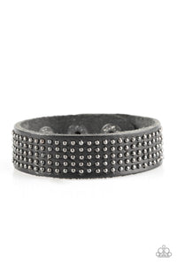 Paparazzi "Road Pilot" Black Wrap Bracelet Paparazzi Jewelry