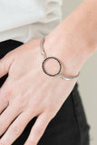 Paparazzi "Center Of Couture" Black Bracelet Paparazzi Jewelry