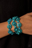 Paparazzi "Cancun Catch" Blue Bracelet Paparazzi Jewelry
