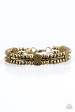 Paparazzi "Wild Shine" Brass Bracelet Paparazzi Jewelry