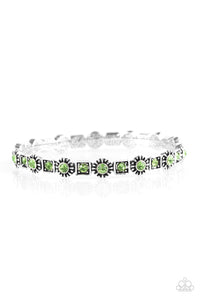 Paparazzi "Spring Inspiration" Green Bracelet Paparazzi Jewelry