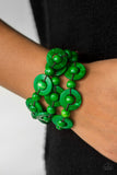 Paparazzi "Cancun Catch" Green  Bracelet Paparazzi Jewelry