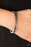 Paparazzi VINTAGE VAULT "Might and Chain" Silver Bracelet Paparazzi Jewelry