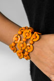 Paparazzi "Cancun Catch" Orange Bracelet Paparazzi Jewelry