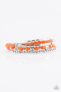 Paparazzi "What A TREE-t!" Orange Bracelet Paparazzi Jewelry