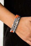 Paparazzi "Take Shape" Orange Bracelet Paparazzi Jewelry