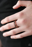 Paparazzi "Step Up To The PLAIT" Copper Ring Paparazzi Jewelry
