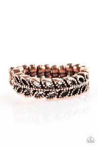 Paparazzi "On The VINE" Copper Studded Leaf Design Ring Paparazzi Jewelry