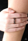 Paparazzi "On The VINE" Copper Studded Leaf Design Ring Paparazzi Jewelry