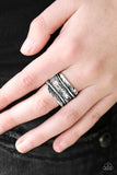 Paparazzi "Fearless Flier" Silver Ring Paparazzi Jewelry