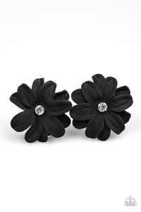 Paparazzi "Glowing Groves" Black Hair Clip Paparazzi Jewelry