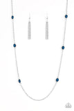 Paparazzi "In Season" Blue Necklace & Earring Set Paparazzi Jewelry