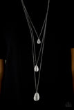 Paparazzi "Sonoran Storm" Silver Necklace & Earring Set Paparazzi Jewelry