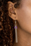 Paparazzi VINTAGEA VAULT "Desert Coyote" Purple Necklace & Earring Set Paparazzi Jewelry