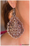 Paparazzi "In A BROWNED About Way" earring Paparazzi Jewelry