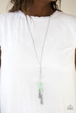 Paparazzi "GLOW Your Roll" Green Necklace & Earring Set Paparazzi Jewelry