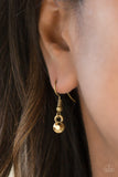 Paparazzi "Teardrop Tease" Brass Necklace & Earring Set Paparazzi Jewelry