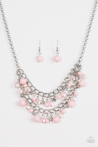 Paparazzi "Bridal Party" Pink Necklace & Earring Set Paparazzi Jewelry