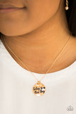 Paparazzi "New Day, New Beginnings" Gold Necklace & Earring Set Paparazzi Jewelry
