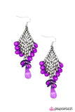 Paparazzi "Make A Splash" Purple Earrings Paparazzi Jewelry