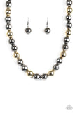 Paparazzi "Downtown Drama" Multi Necklace & Earring Set Paparazzi Jewelry