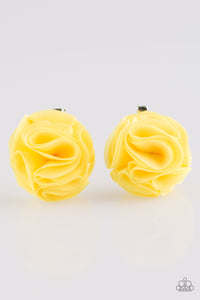 Paparazzi "Last Bud Not Least" Yellow Hair Clip Paparazzi Jewelry