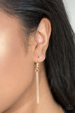 Paparazzi "Best Of LOCK" Gold Necklace & Earring Set Paparazzi Jewelry