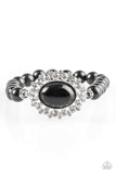 Paparazzi "Starry-Eyed Starlet" Black Bracelet Paparazzi Jewelry