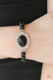 Paparazzi "Starry-Eyed Starlet" Black Bracelet Paparazzi Jewelry