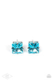 Paparazzi "Girls Will Be Girls" Blue Exclusive Post Earrings Paparazzi Jewelry