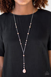 Paparazzi "Modern Mountaineer" Brown Necklace & Earring Set Paparazzi Jewelry