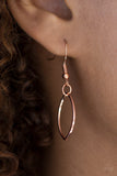 Paparazzi VINTAGE VAULT "Metro Minimalist" Copper Necklace & Earring Set Paparazzi Jewelry