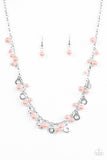 Paparazzi "Elegant Ensemble" Pink Necklace & Earring Set Paparazzi Jewelry