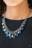 Paparazzi "Diva Attitude" Blue Necklace & Earring Set Paparazzi Jewelry